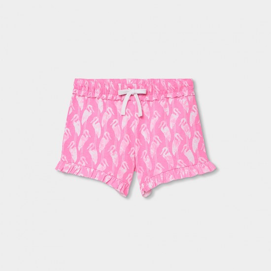 Boboli Knit shorts printed for girl -BCI print 443078-9790-SS26