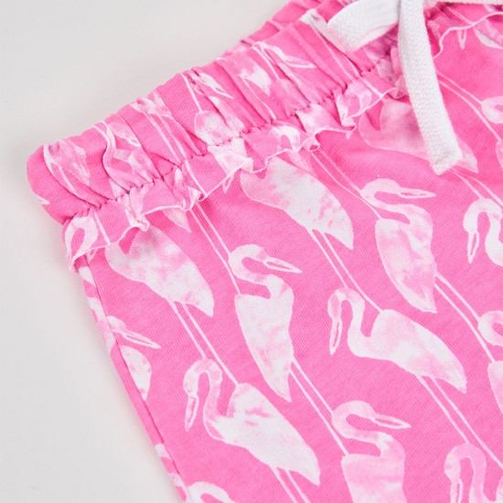 Boboli Knit shorts printed for girl -BCI print 443078-9790-SS26