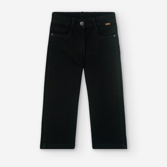 Boboli-Τζιν ελαστικό παντελόνι για κορίτσι -490542-BLACK-CONT