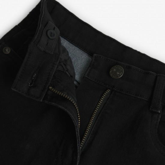 Boboli-Τζιν ελαστικό παντελόνι για κορίτσι -490542-BLACK-CONT