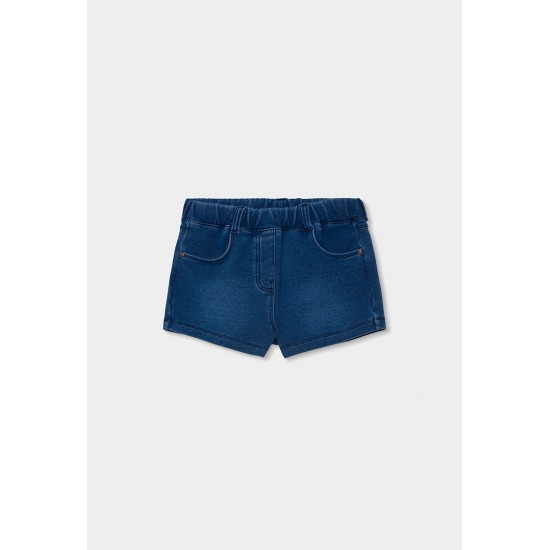 Boboli Fleece denim shorts for girl -BCI blue 490711-BLUE-CONT