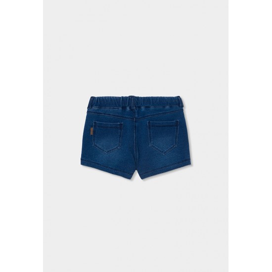Boboli Fleece denim shorts for girl -BCI blue 490711-BLUE-CONT