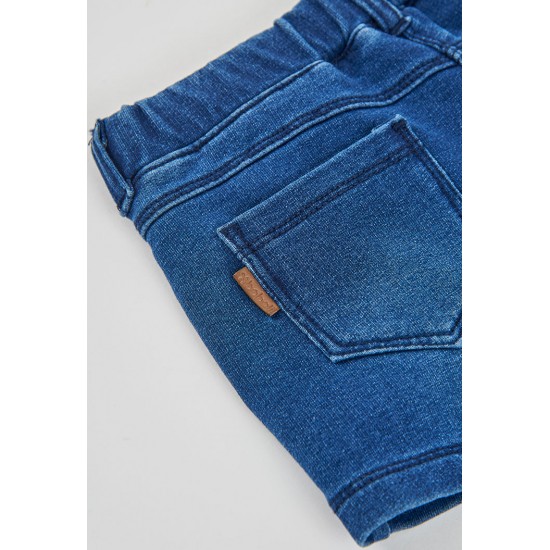 Boboli Fleece denim shorts for girl -BCI blue 490711-BLUE-CONT