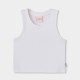 Boboli Πλεκτό μπλουζάκι για κορίτσι -BCI λευκό 493040-1100-SS26