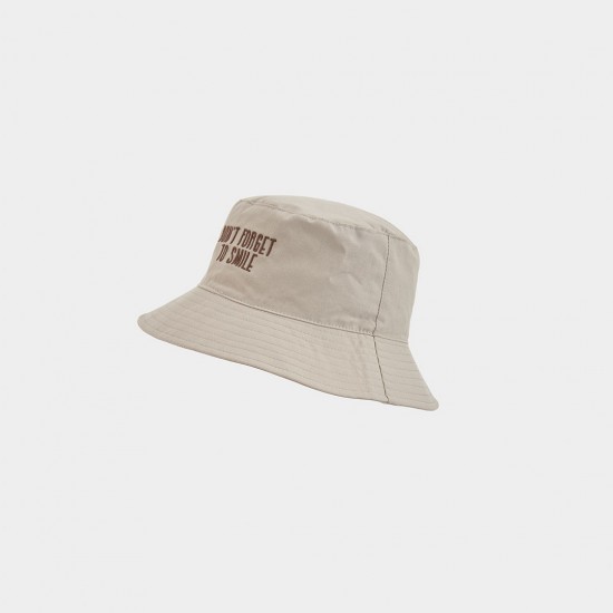 Boboli Hat twill unisex -BCI stone 493130-7372-SS26