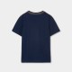 Boboli Πλεκτό μπλουζάκι για αγόρι -BCI ναυτικό 503086-2440-SS26