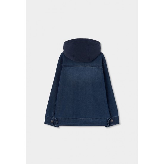 Boboli Τζιν μπουφάν πλεκτό για αγόρι -BCI μπλε 503097-BLUE-SS26