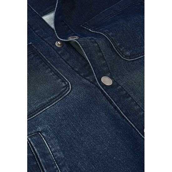 Boboli Τζιν μπουφάν πλεκτό για αγόρι -BCI μπλε 503097-BLUE-SS26