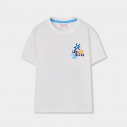 Boboli Πλεκτό μπλουζάκι για αγόρι -BCI  503110-1111-SS26