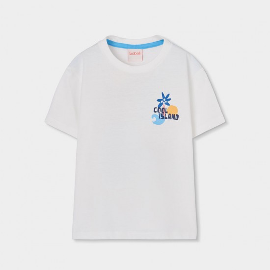 Boboli Πλεκτό μπλουζάκι για αγόρι -BCI  503110-1111-SS26