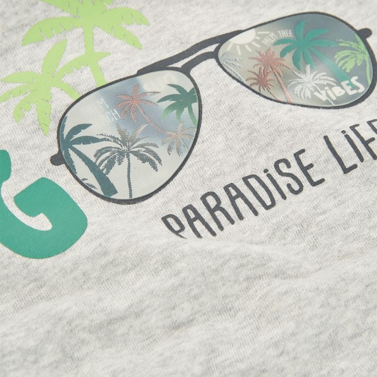 Boboli Fleece sweatshirt for boy -BCI ecru 513009-7359-SS26