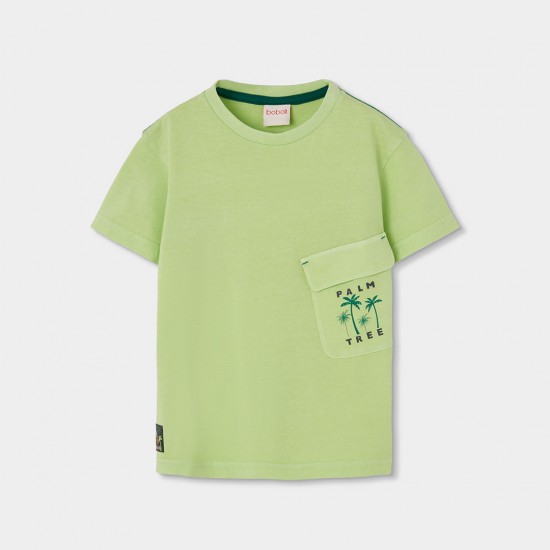 Boboli Πλεκτό μπλουζάκι για αγόρι -BCI 513054-4567-SS26