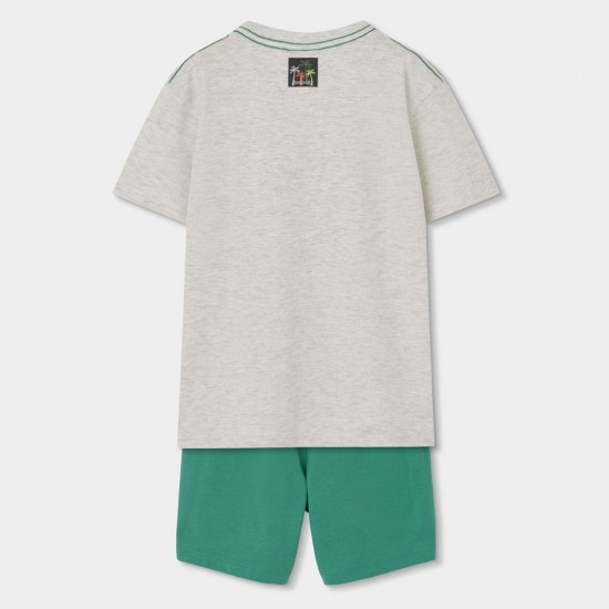 Boboli Set knit for boy -BCI ecru 513098-7359-SS26