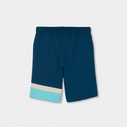 Boboli Knit bermuda shorts for boy -BCI forest 523088-4698-SS26