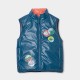 Boboli Vest reversible for boy forest 523156-4698-SS26