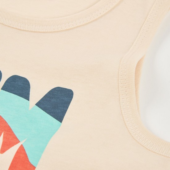 Boboli Πλεκτό μπλουζάκι για αγόρι -BCI εκρού 523178-7442-SS26