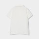 Boboli Polo muslin for boy -BCI off white 533056-1111-SS26