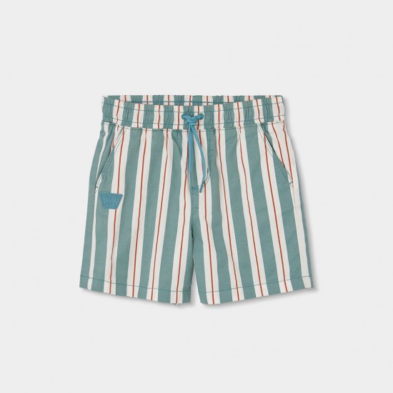 Boboli Ελαστική βερμούδα γκαμπαρντίνα για αγόρι -BCI ρίγες 533067-9867-SS26