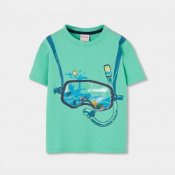 Boboli Knit t-Shirt for boy -BCI jade 543024-4608-SS26