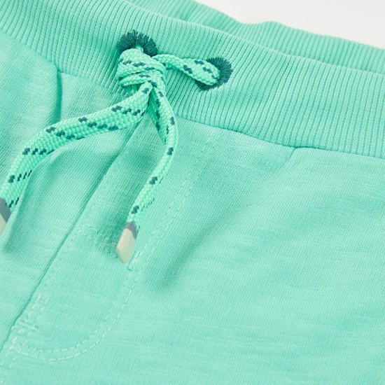 Boboli Fleece bermuda shorts flame for boy -BCI jade 543114-4608-SS26