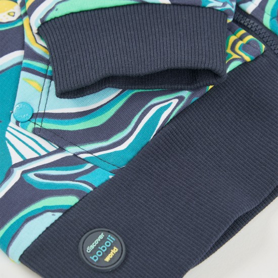 Boboli Fleece jacket printed for boy -BCI print 543158-9868-SS26