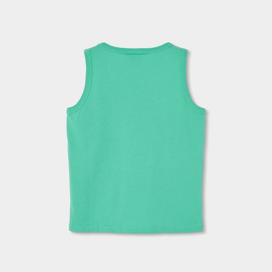 Boboli Knit t-Shirt sleevless for boy -BCI jade 543170-4608-SS26