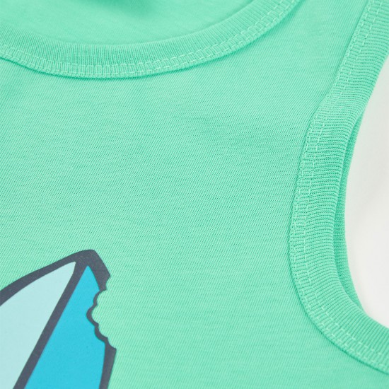 Boboli Knit t-Shirt sleevless for boy -BCI jade 543170-4608-SS26