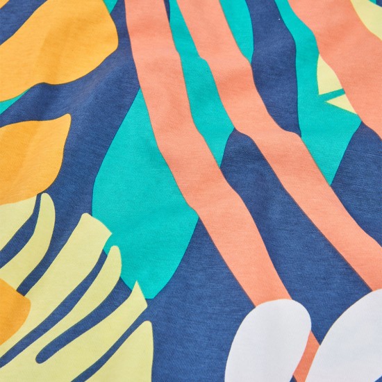 Boboli Πλεκτό μπλουζάκι με στάμπα για αγόρι -BCI μπλε 613055-2559-SS26