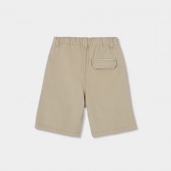 Boboli Twill bermuda shorts for boy -BCI sand 623045-7455-SS26