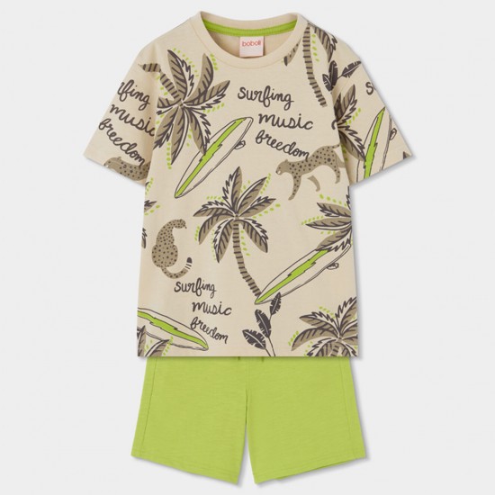 Boboli Set knit for boy -BCI lime 623113-4527-SS26