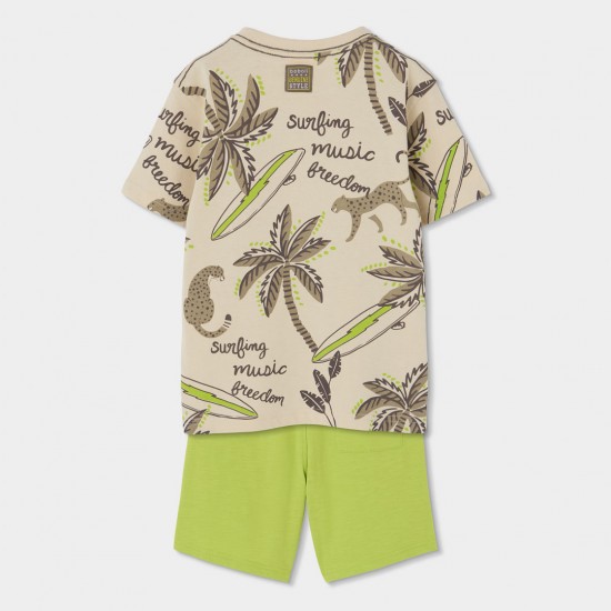 Boboli Set knit for boy -BCI lime 623113-4527-SS26