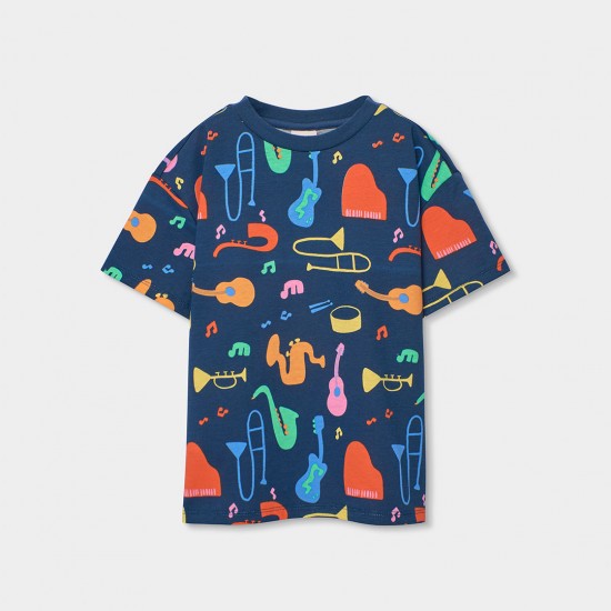 Boboli Πλεκτή πιτζάμα με στάμπα για αγόρι -BCI αποτύπωμα 683018-9776-SS26