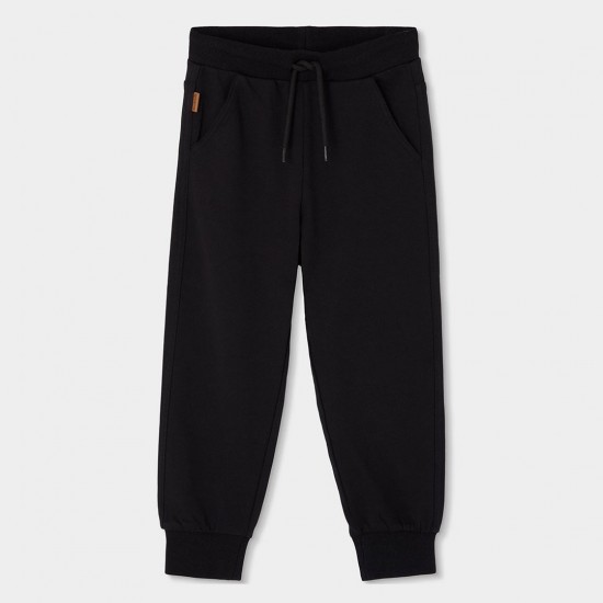 Boboli Παντελόνι φλις για αγόρι -BCI μαύρο690016-890-CONT