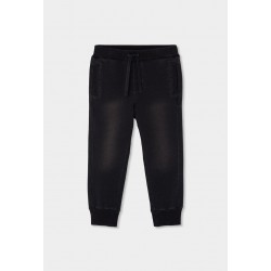 Boboli Παντελόνι τζιν φλις για αγόρι -BCI ΜΑΥΡΟ 690038-BLACK-CONT