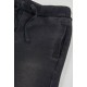 Boboli Παντελόνι τζιν φλις για αγόρι -BCI ΜΑΥΡΟ 690038-BLACK-CONT