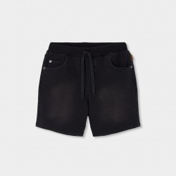 Boboli Φλις βερμούδα τζιν για αγόρι -BCI ΜΑΥΡΟΣ 690049-BLACK-CONT