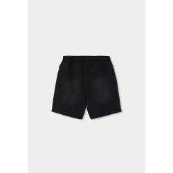 Boboli Fleece bermuda shorts denim for boy -BCI BLACK 690049-BLACK-CONT