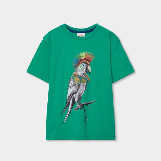 Boboli Knit t-Shirt for boy -BCI jade 693008-4756-SS26