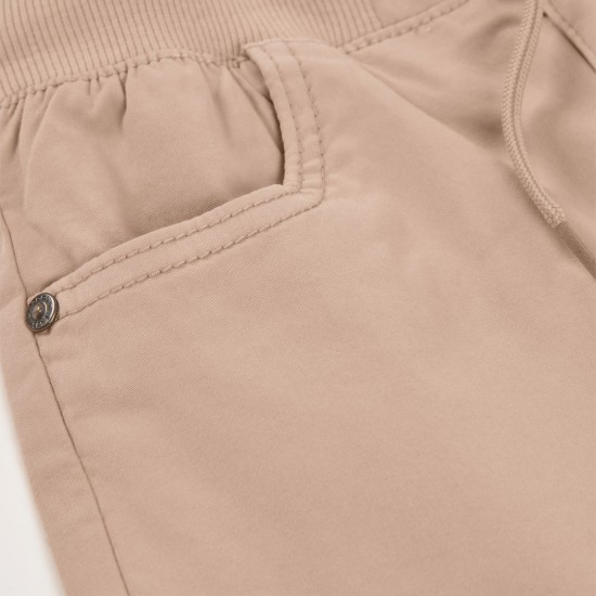 Boboli Βερμούδα Gabardine για αγόρι -BCI μπεζ 693053-7448-SS26