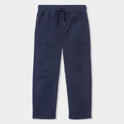 Boboli Stretch gabardine trousers for boy -BCI navy 693064-2440-SS26