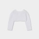 Boboli Knitwear bolero for baby girl -BCI white 703000-1100-SS26