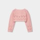 Boboli Knitwear bolero for baby girl -BCI peach 703066-3953-SS26