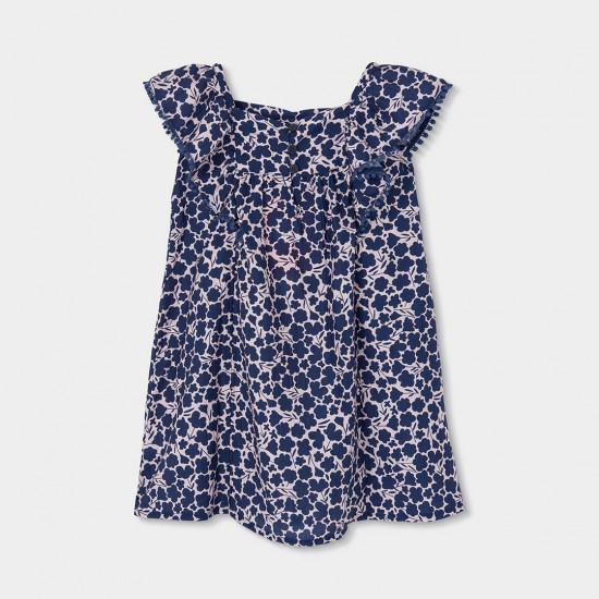 Boboli Viscose dress floral for girl print 713067-9795-SS26