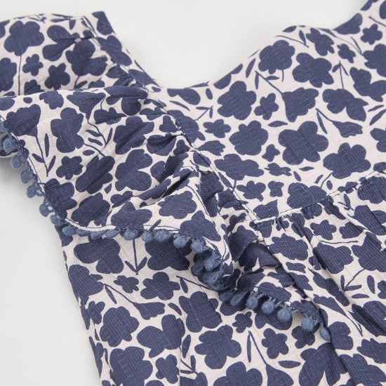 Boboli Viscose dress floral for girl print 713067-9795-SS26