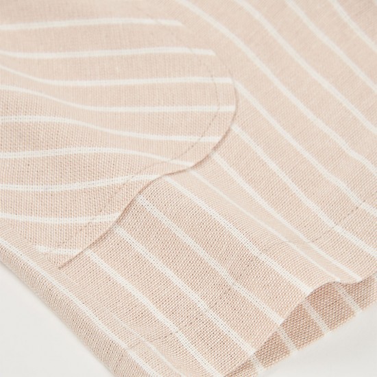 Boboli Λινό σορτς βερμούδα ριγέ για κορίτσι ρίγες 723046-9797-SS26