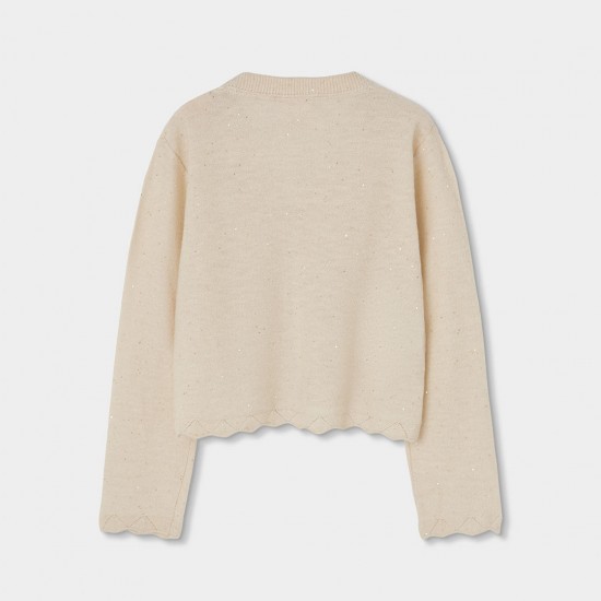 Boboli Πλεκτή ζακέτα για κορίτσι 733003-1111-SS26