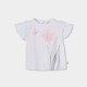 Boboli Combined t-Shirt for girl -BCI white 733014-1100-SS26