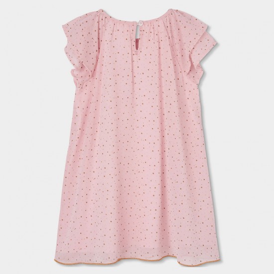 Boboli Dress gauze printed for girl print 733036-9815-SS26