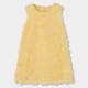 Boboli Tulle dress embroidery for girl citronelle 743026-1219-SS26