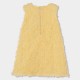 Boboli Tulle dress embroidery for girl citronelle 743026-1219-SS26